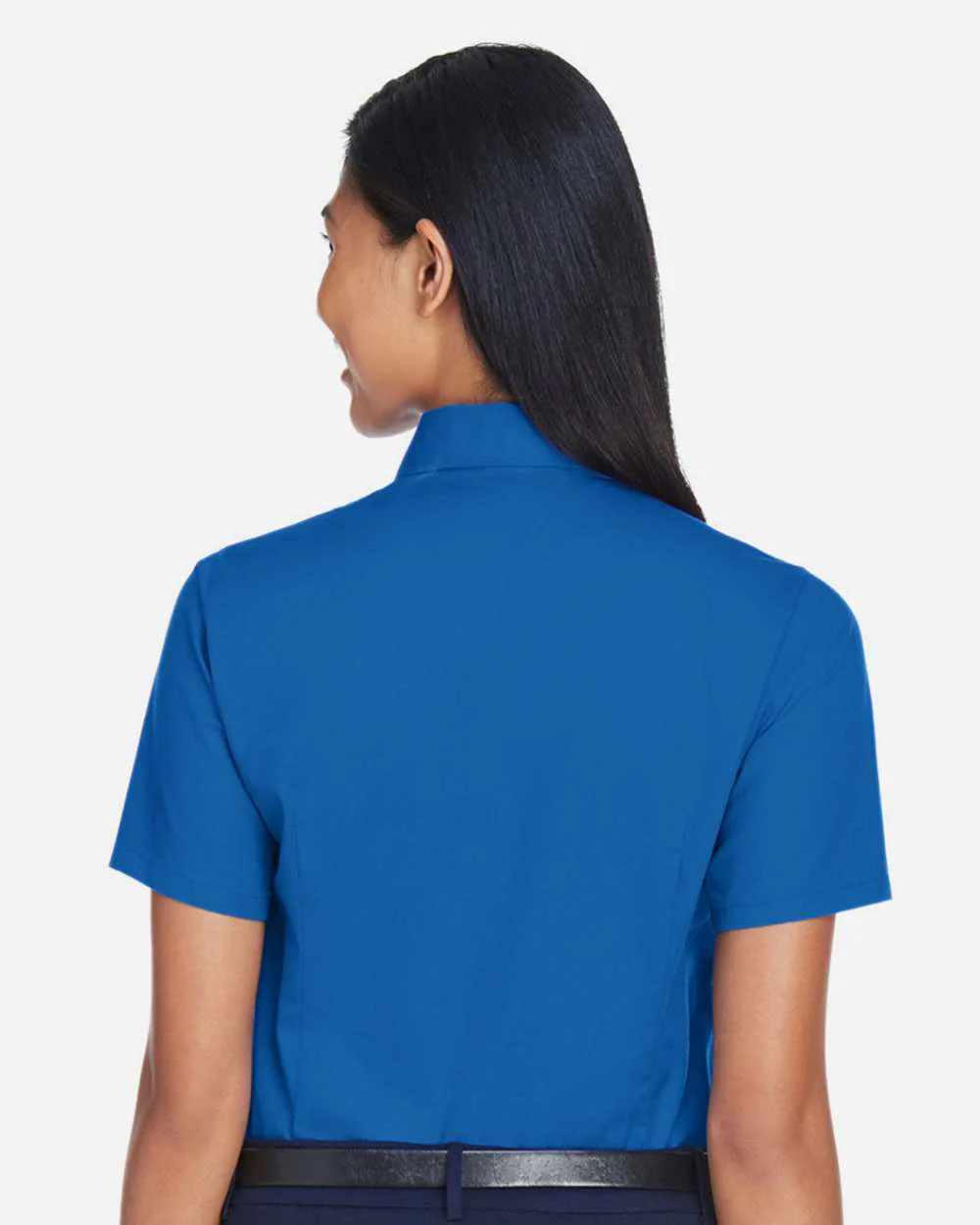 Harriton-M500SW-Women's Easy Blend™ Short Sleeve Twill Dress Shirt with Stain-Release - Image 11