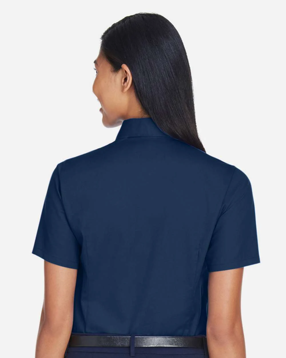 Harriton-M500SW-Women's Easy Blend™ Short Sleeve Twill Dress Shirt with Stain-Release - Image 16