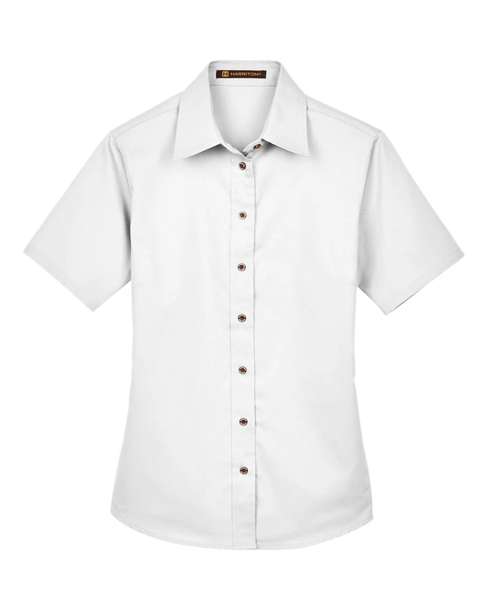 Harriton-M500SW-Women's Easy Blend™ Short Sleeve Twill Dress Shirt with Stain-Release - Image 22