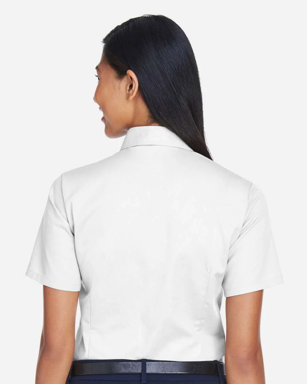 Harriton-M500SW-Women's Easy Blend™ Short Sleeve Twill Dress Shirt with Stain-Release - Image 26