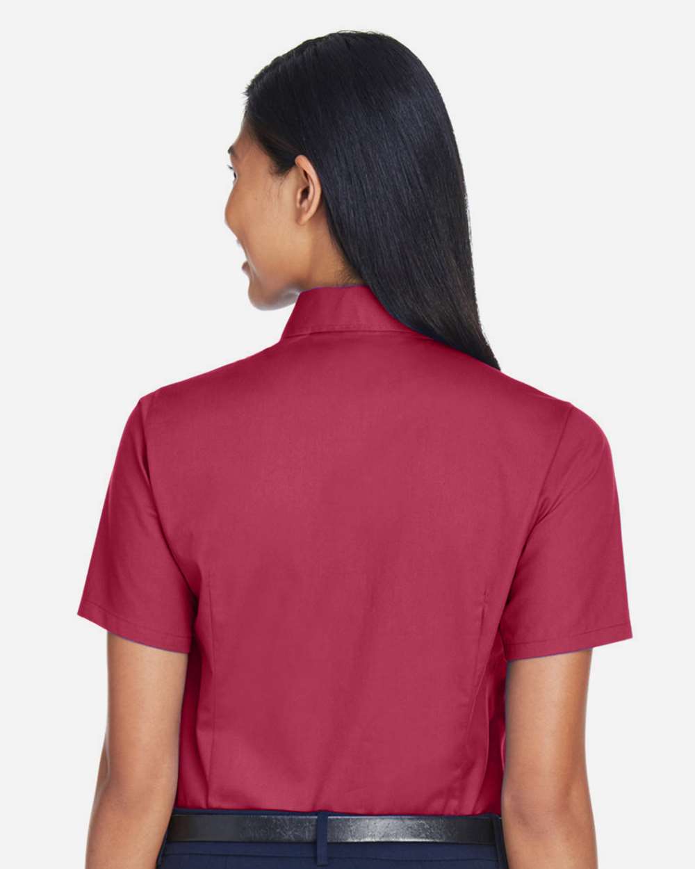 Harriton-M500SW-Women's Easy Blend™ Short Sleeve Twill Dress Shirt with Stain-Release - Image 31