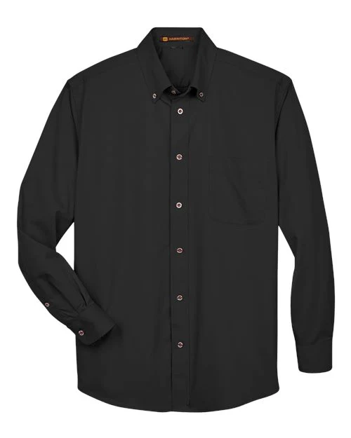 Harriton-M500T-Men's Tall Easy Blend™ Long Sleeve Twill Dress Shirt - Image 27