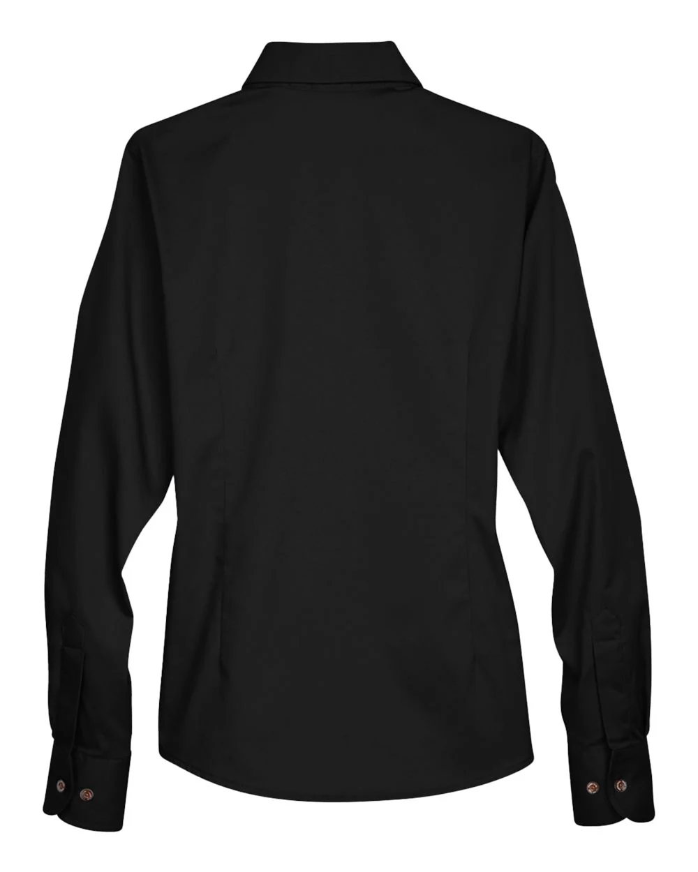 Harriton-M500W-Women's Easy Blend™ Long Sleeve Twill Dress Shirt with Stain-Release - Image 2