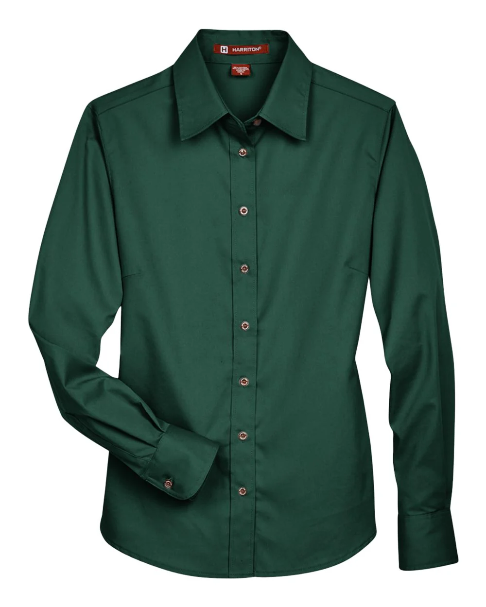 Harriton-M500W-Women's Easy Blend™ Long Sleeve Twill Dress Shirt with Stain-Release - Image 22