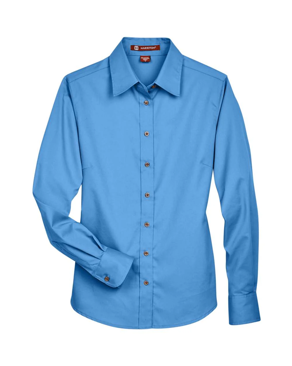 Harriton-M500W-Women's Easy Blend™ Long Sleeve Twill Dress Shirt with Stain-Release - Image 27