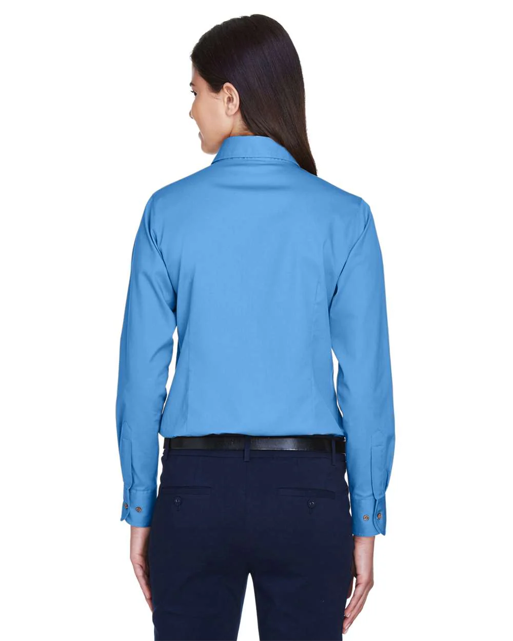Harriton-M500W-Women's Easy Blend™ Long Sleeve Twill Dress Shirt with Stain-Release - Image 31