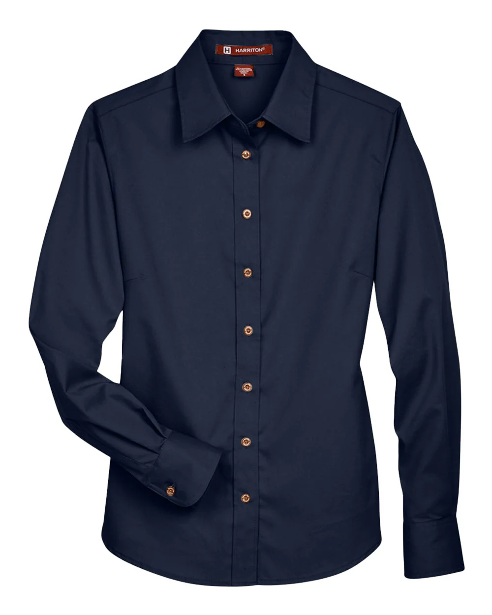 Harriton-M500W-Women's Easy Blend™ Long Sleeve Twill Dress Shirt with Stain-Release - Image 32
