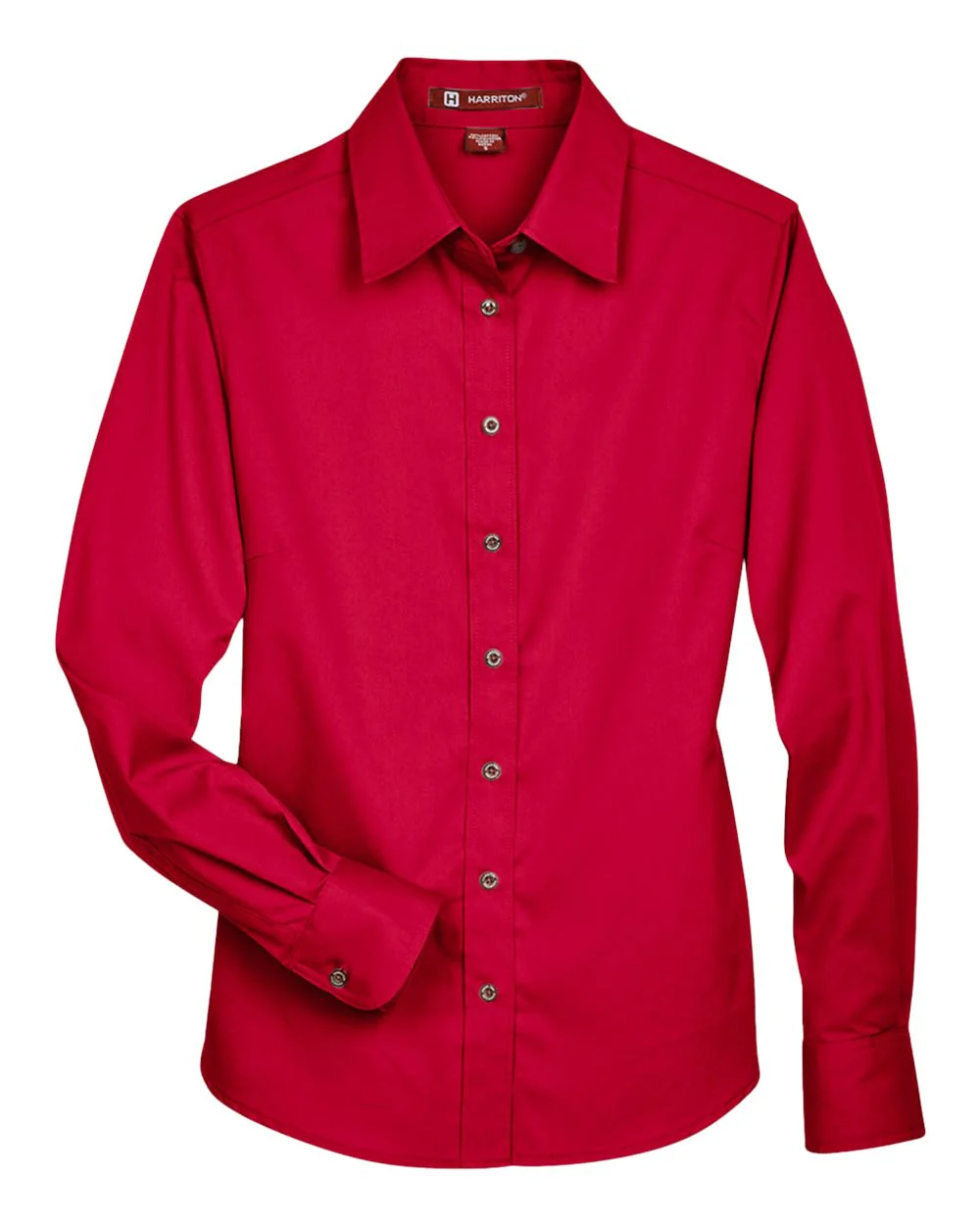 Harriton-M500W-Women's Easy Blend™ Long Sleeve Twill Dress Shirt with Stain-Release - Image 37