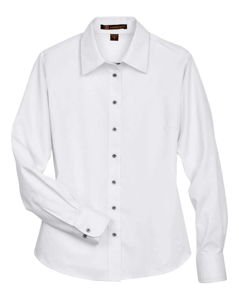 Harriton-M500W-Women's Easy Blend™ Long Sleeve Twill Dress Shirt with Stain-Release - Image 47