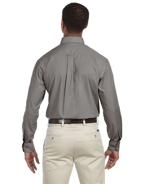 Harriton-M510-Men's Essential Poplin - Image 20