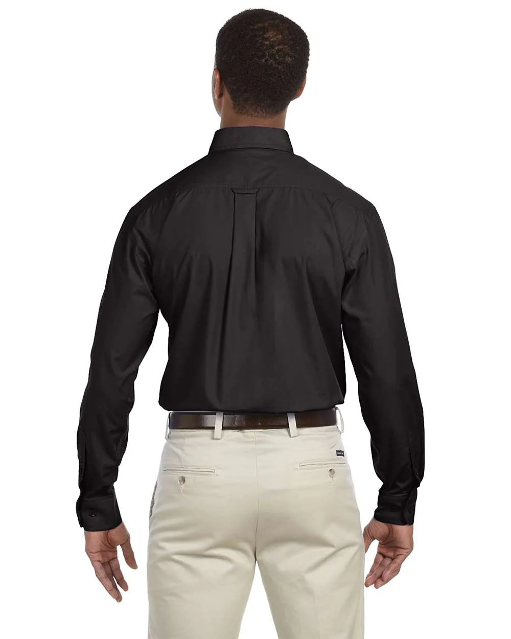 Harriton-M510-Men's Essential Poplin - Image 3