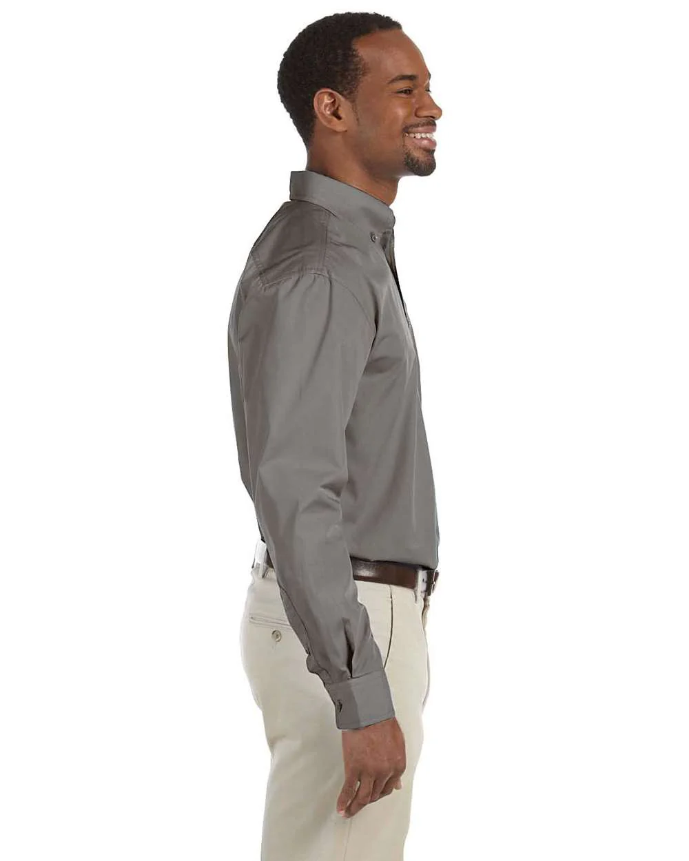 Harriton-M510-Men's Essential Poplin - Image 6