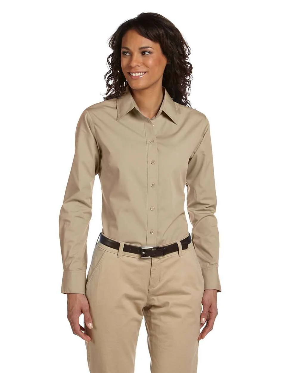 Harriton-M510W-Women's Essential Poplin - Image 11