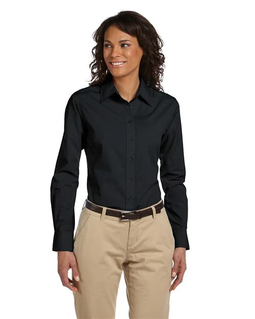 Harriton-M510W-Women's Essential Poplin - Image 17