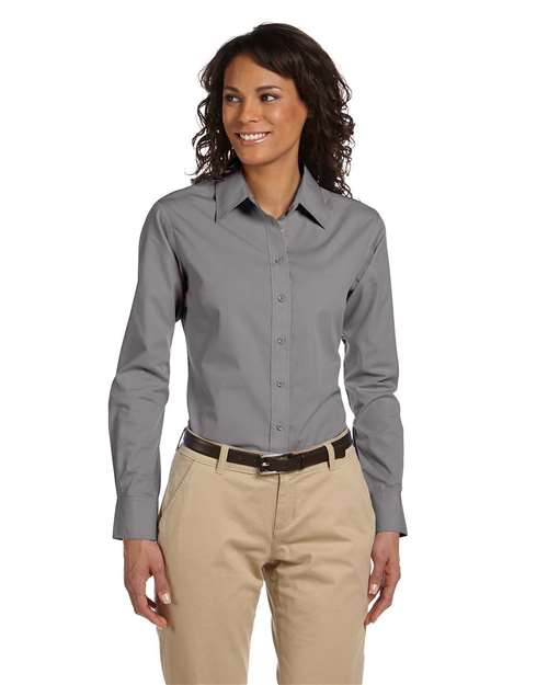 Harriton-M510W-Women's Essential Poplin - Image 18