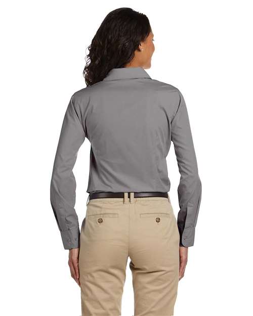 Harriton-M510W-Women's Essential Poplin - Image 20