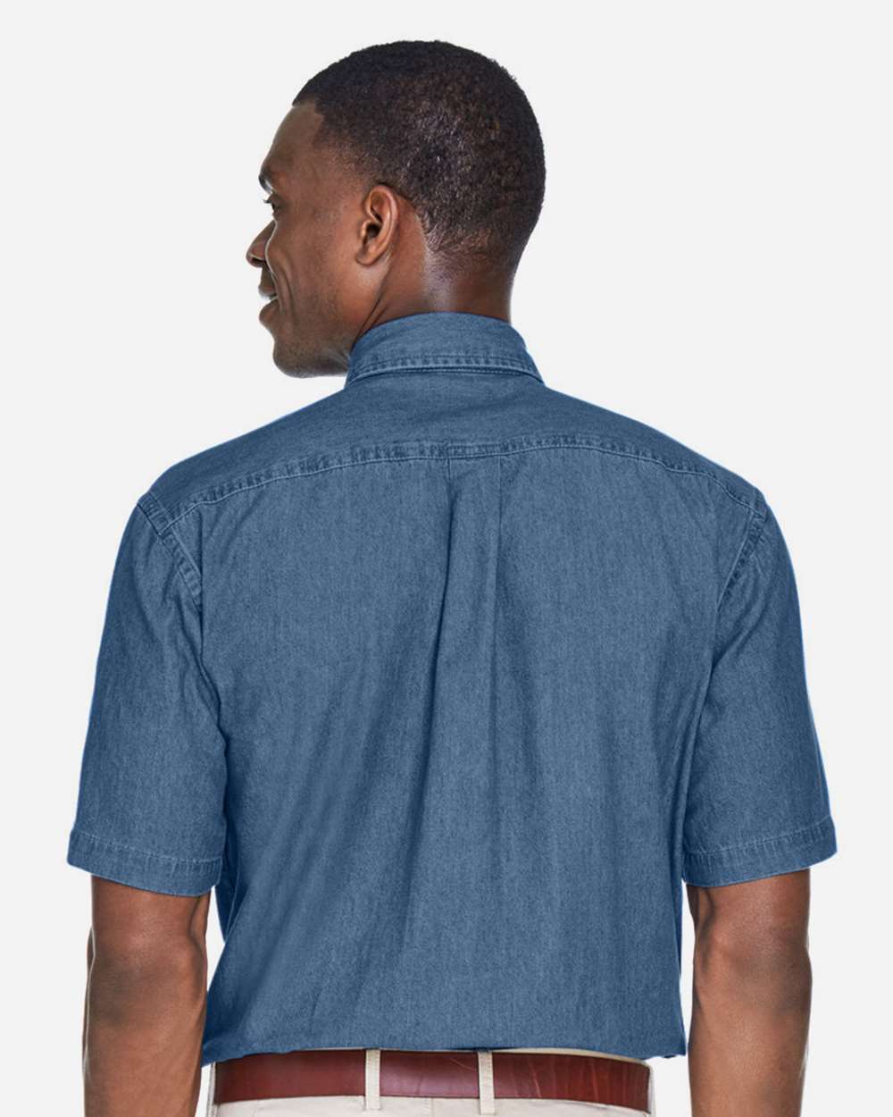 Harriton-M550S-Men's Denim Shirt - Image 11