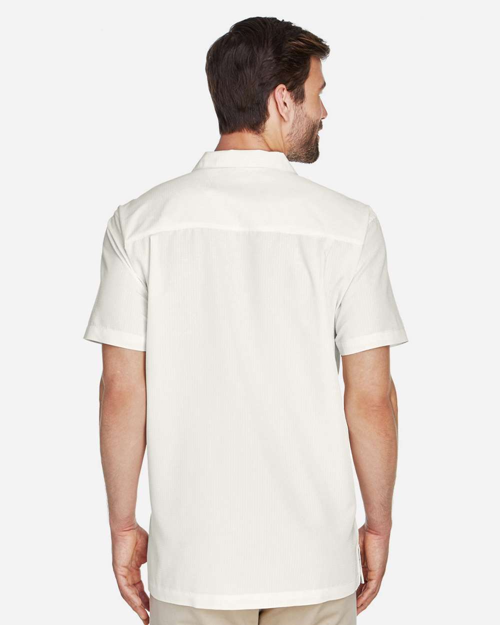 Harriton-M560-Men's Barbados Textured Camp Shirt - Image 16
