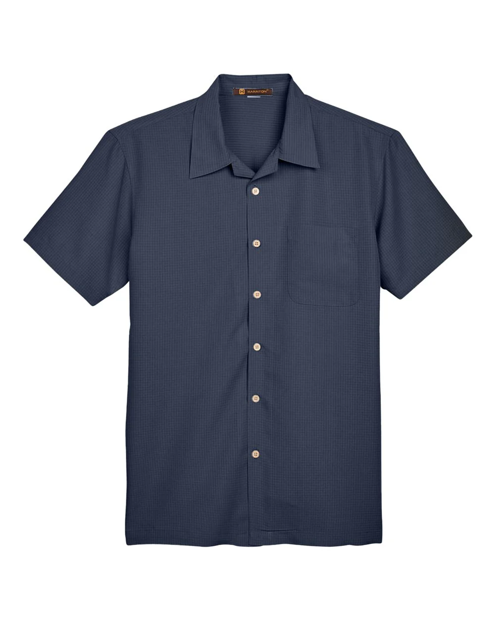 Harriton-M560-Men's Barbados Textured Camp Shirt - Image 22