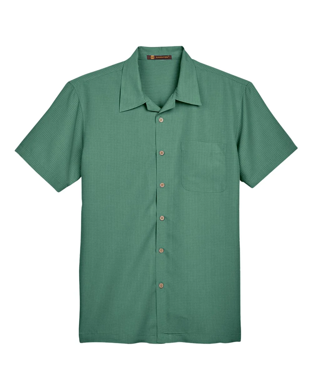 Harriton-M560-Men's Barbados Textured Camp Shirt - Image 32