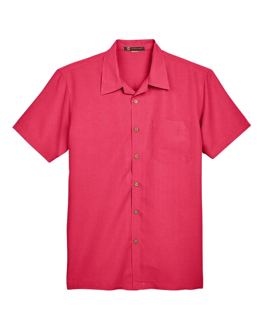 Harriton-M560-Men's Barbados Textured Camp Shirt - Image 37