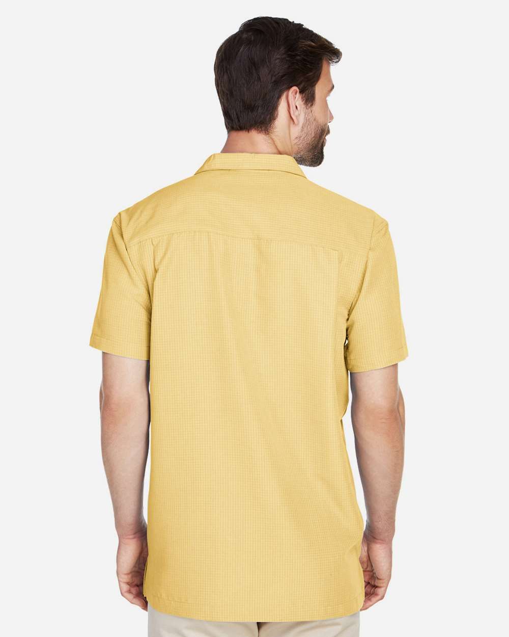 Harriton-M560-Men's Barbados Textured Camp Shirt - Image 46