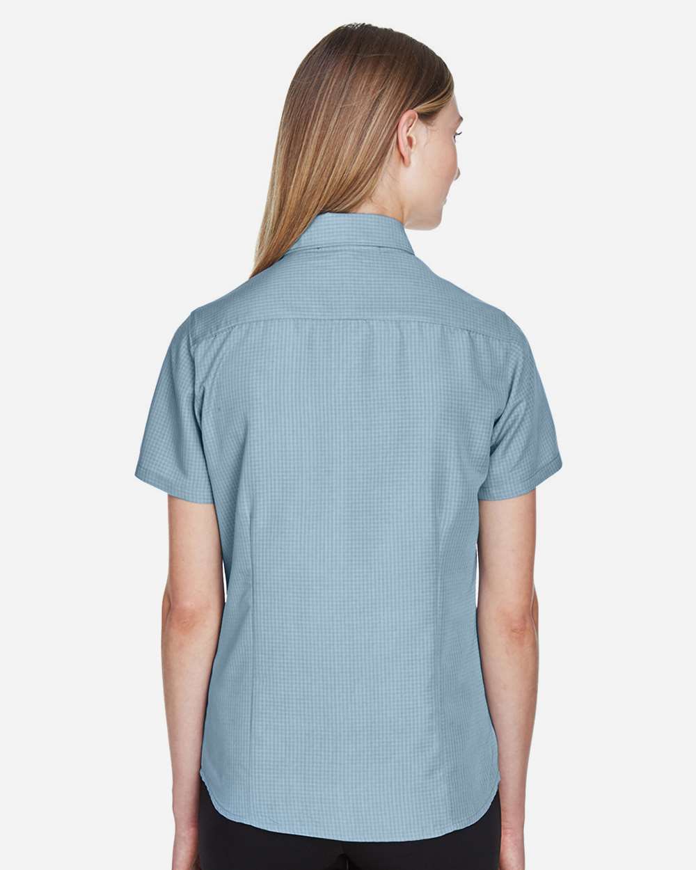 Harriton-M560W-Women's Barbados Textured Camp Shirt - Image 11