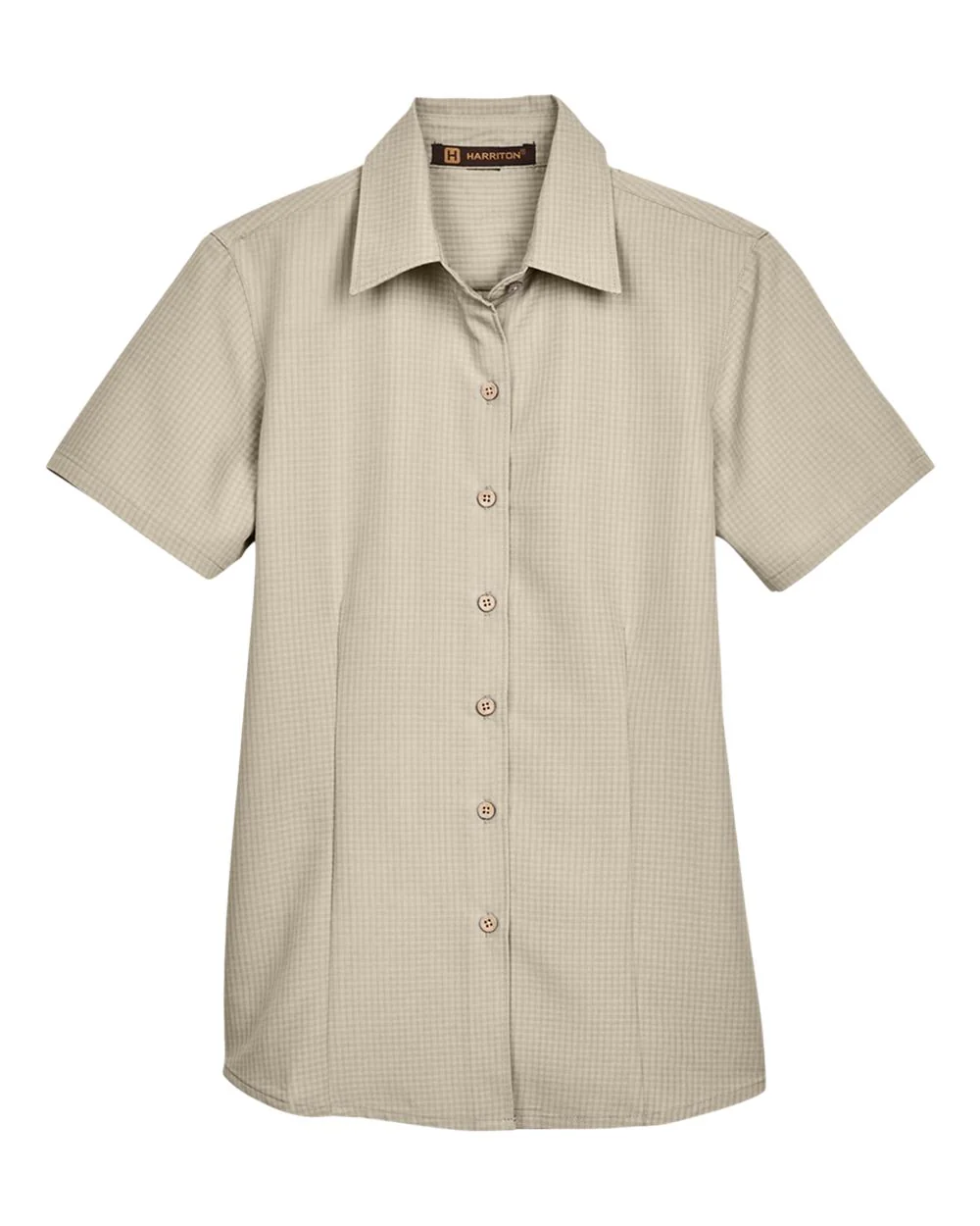 Harriton-M560W-Women's Barbados Textured Camp Shirt - Image 17