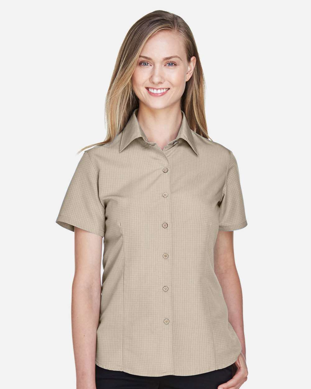 Harriton-M560W-Women's Barbados Textured Camp Shirt - Image 19
