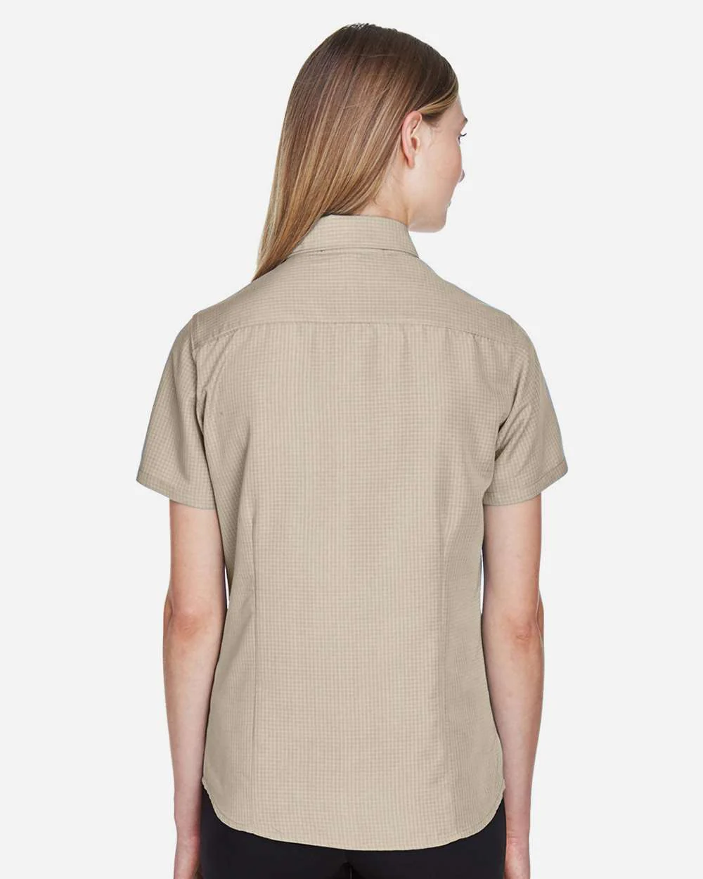 Harriton-M560W-Women's Barbados Textured Camp Shirt - Image 21