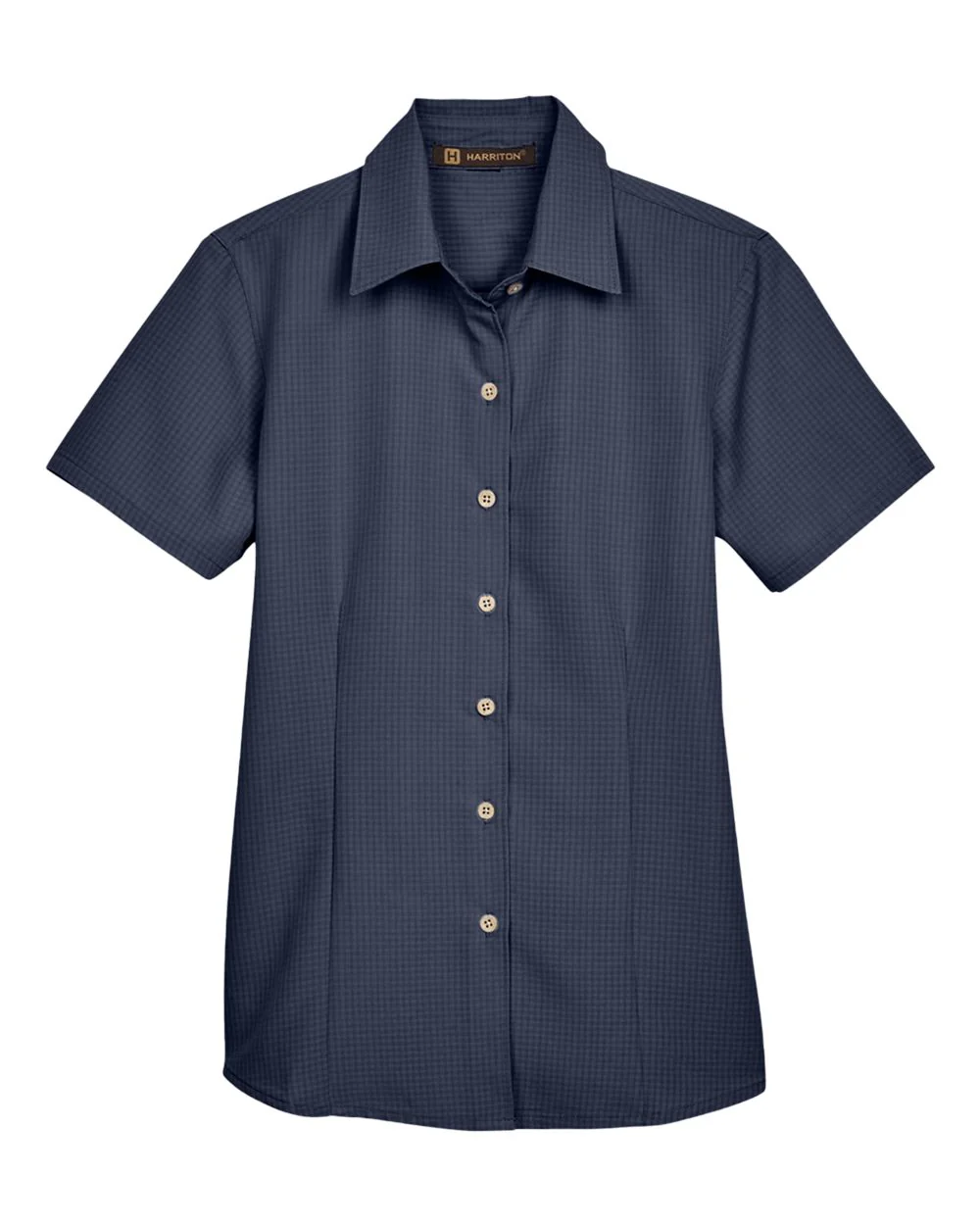Harriton-M560W-Women's Barbados Textured Camp Shirt - Image 22