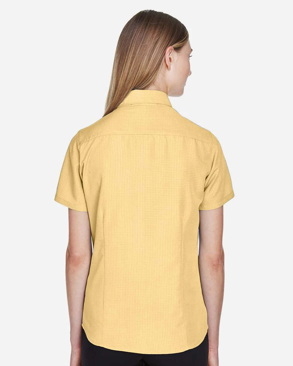 Harriton-M560W-Women's Barbados Textured Camp Shirt - Image 46