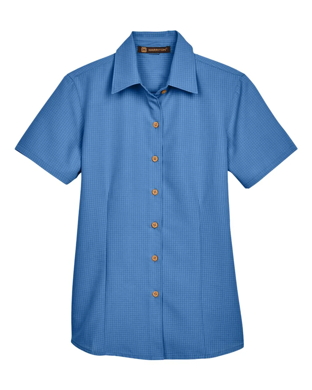 Harriton-M560W-Women's Barbados Textured Camp Shirt - Image 47
