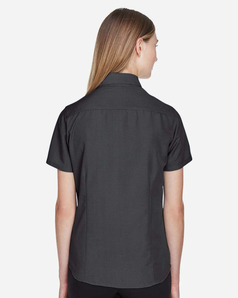 Harriton-M560W-Women's Barbados Textured Camp Shirt - Image 5
