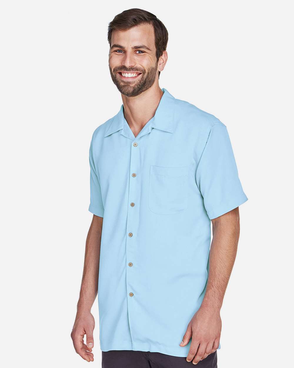 Harriton-M570-Men's Bahama Cord Camp Shirt - Image 10