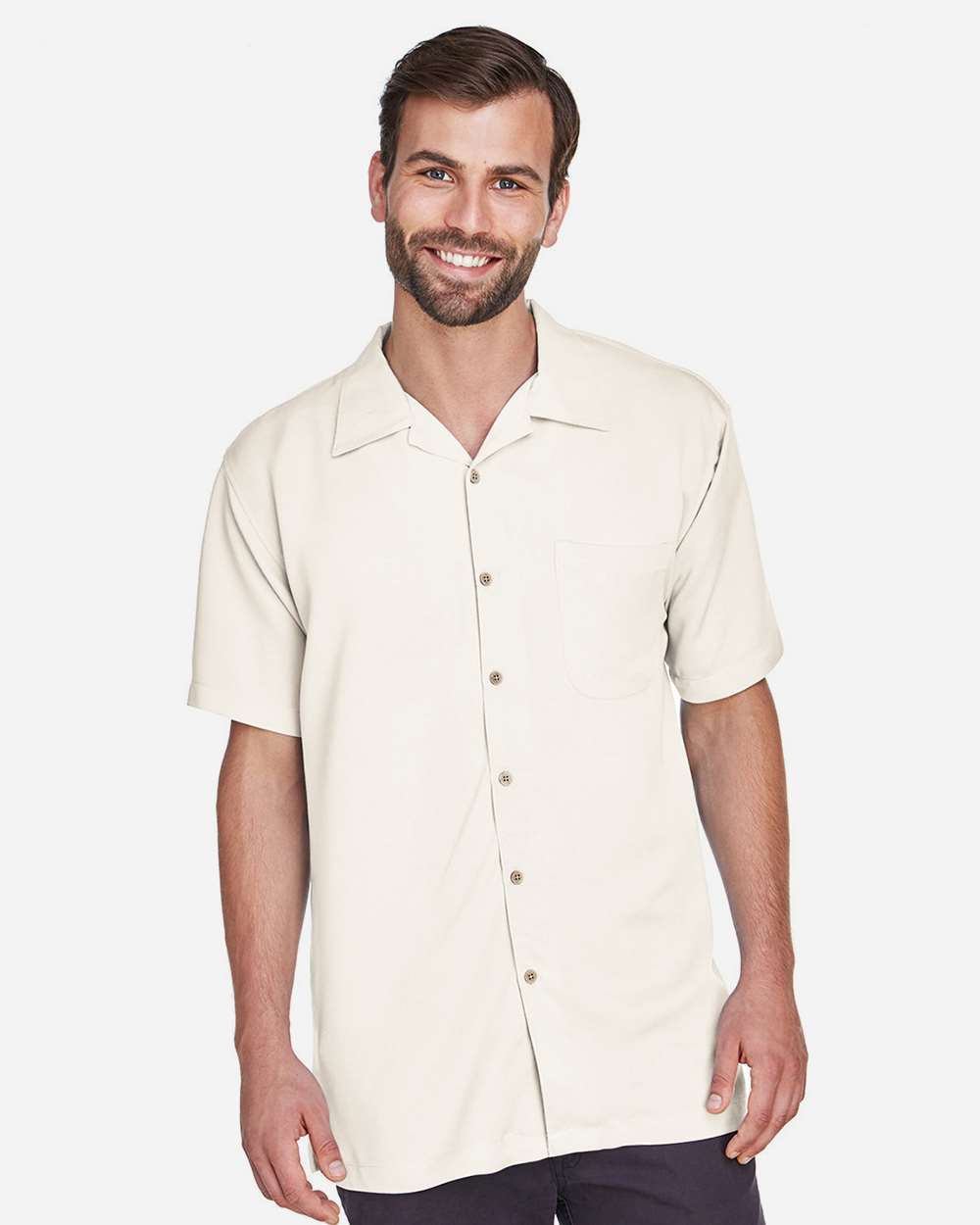 Harriton-M570-Men's Bahama Cord Camp Shirt - Image 14