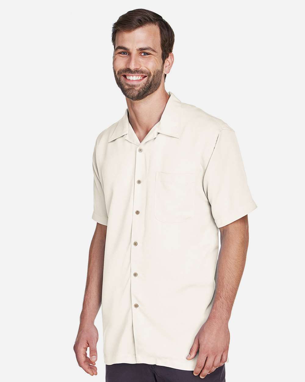 Harriton-M570-Men's Bahama Cord Camp Shirt - Image 15