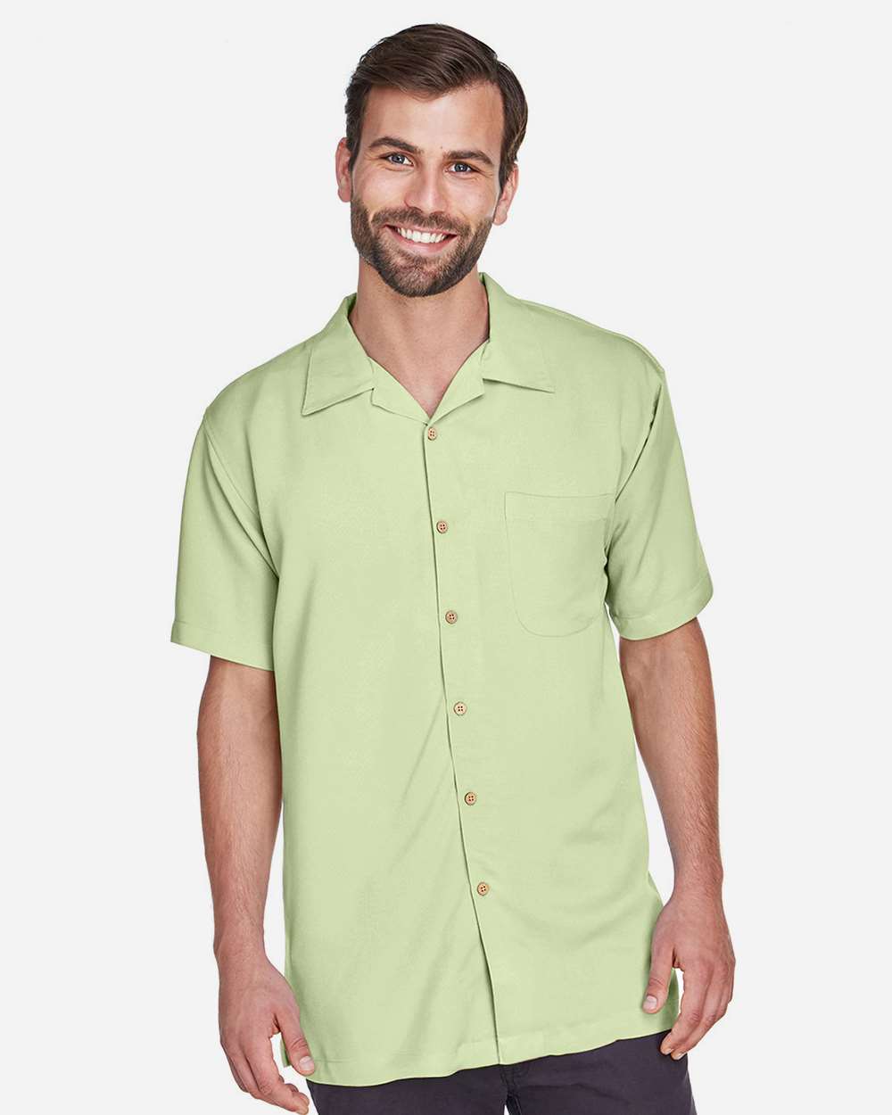 Harriton-M570-Men's Bahama Cord Camp Shirt - Image 19