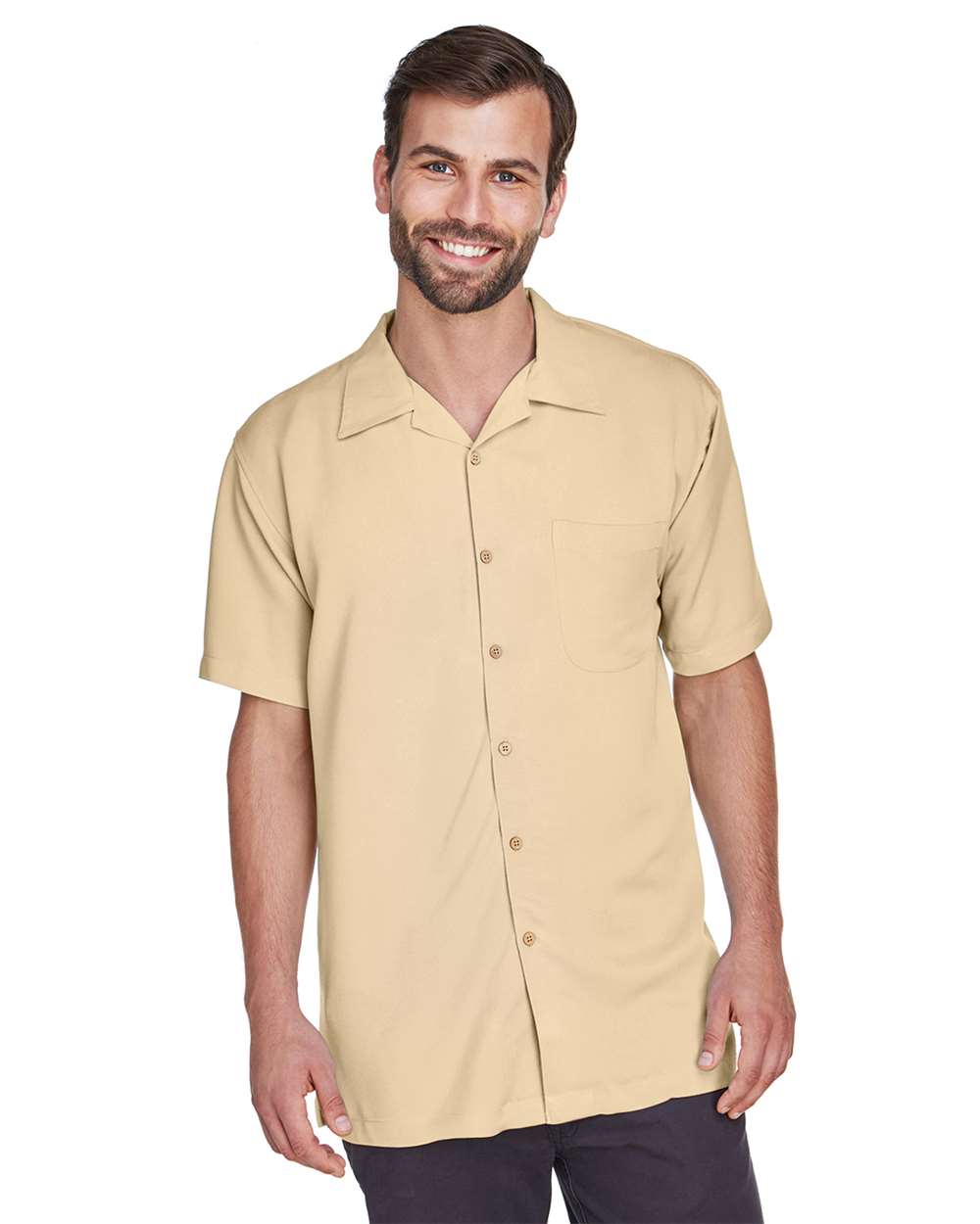 Harriton-M570-Men's Bahama Cord Camp Shirt - Image 29