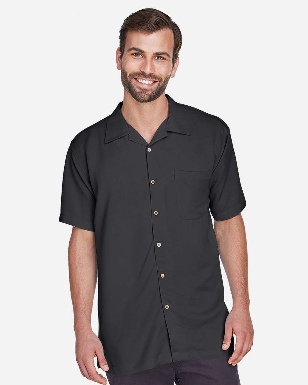 Harriton-M570-Men's Bahama Cord Camp Shirt - Image 3