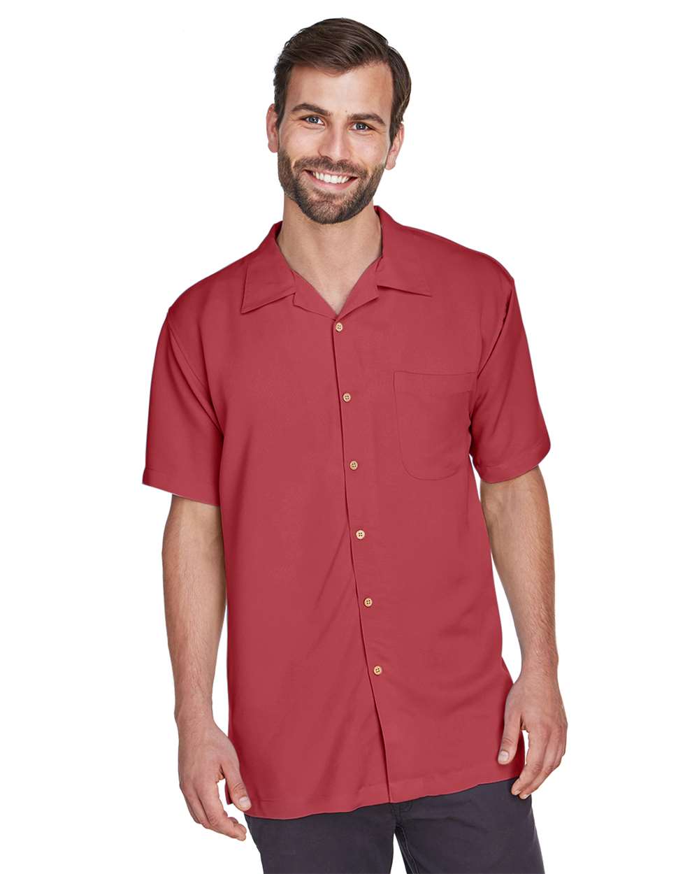Harriton-M570-Men's Bahama Cord Camp Shirt - Image 34
