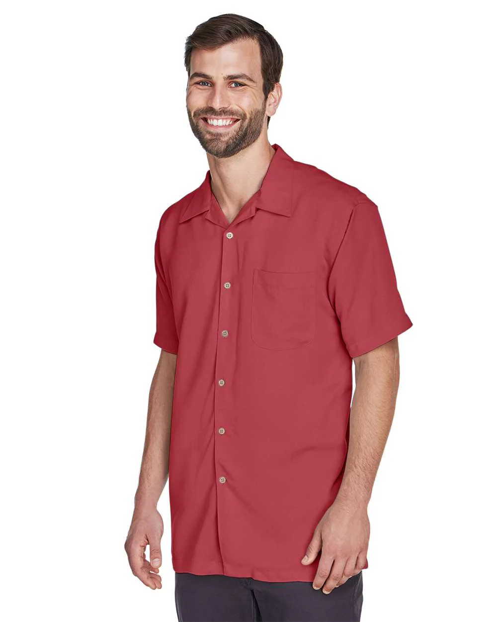 Harriton-M570-Men's Bahama Cord Camp Shirt - Image 35