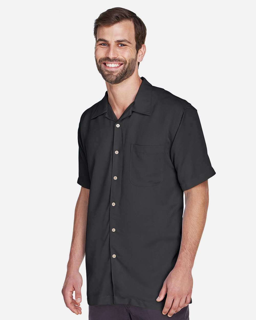Harriton-M570-Men's Bahama Cord Camp Shirt - Image 4