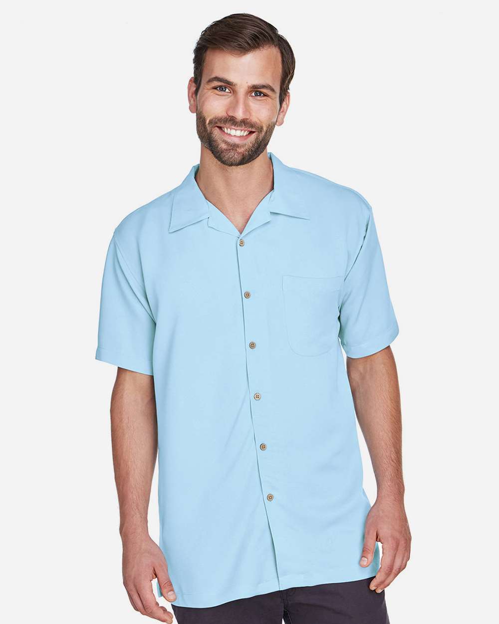 Harriton-M570-Men's Bahama Cord Camp Shirt - Image 9