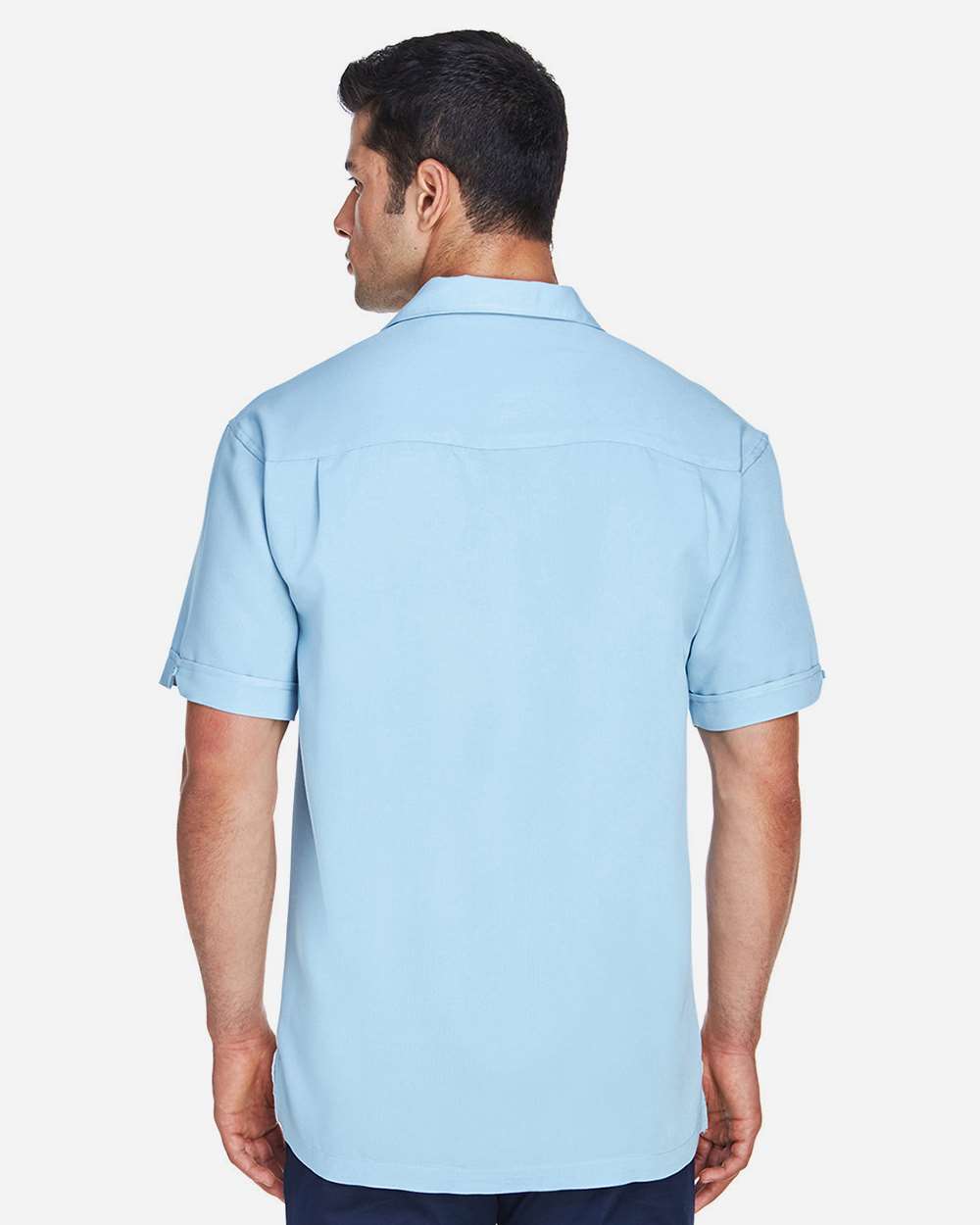 Harriton-M575-Men's Two-Tone Camp Shirt - Image 11