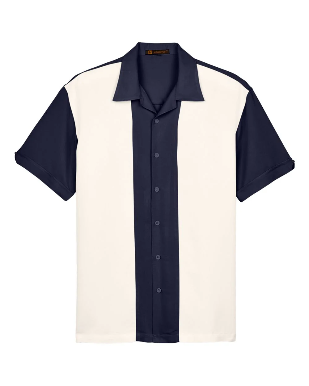 Harriton-M575-Men's Two-Tone Camp Shirt - Image 12