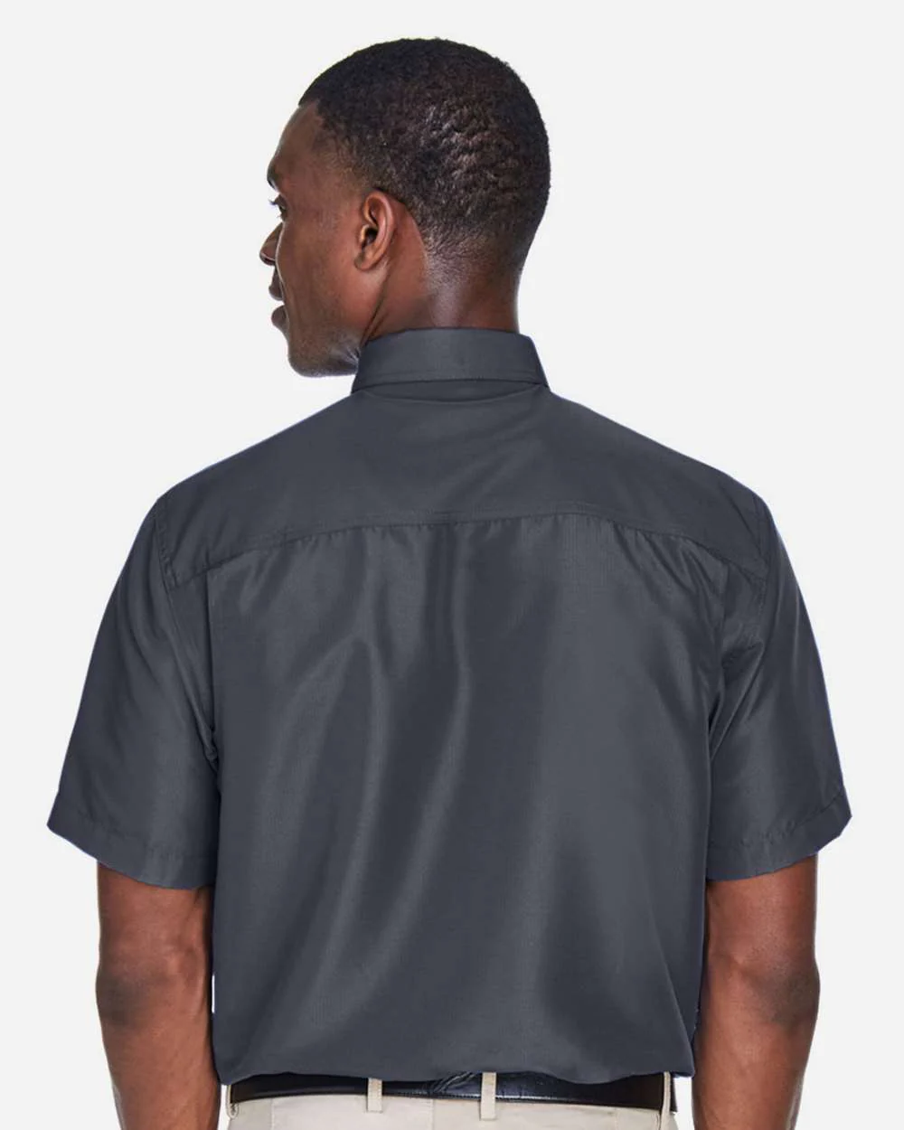 Harriton-M580-Men's Key West Short Sleeve Performance Staff Shirt - Image 13