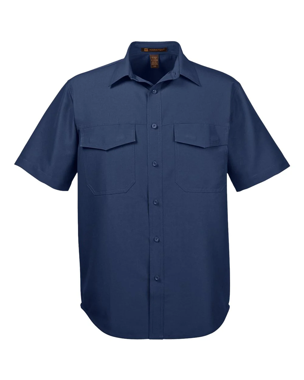 Harriton-M580-Men's Key West Short Sleeve Performance Staff Shirt - Image 18