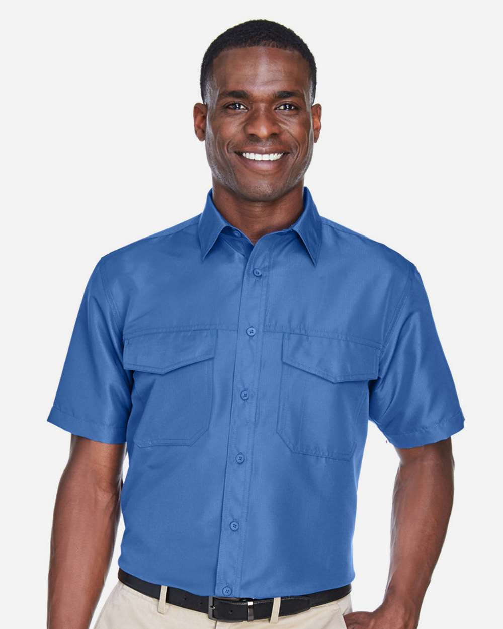 Harriton-M580-Men's Key West Short Sleeve Performance Staff Shirt - Image 23