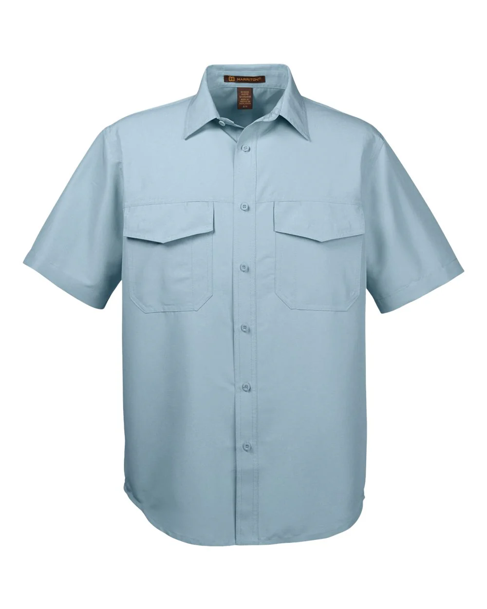 Harriton-M580-Men's Key West Short Sleeve Performance Staff Shirt - Image 6